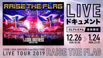 三代目JSOUL BROTHERS RAISE THE FLAG LIVEDVD-