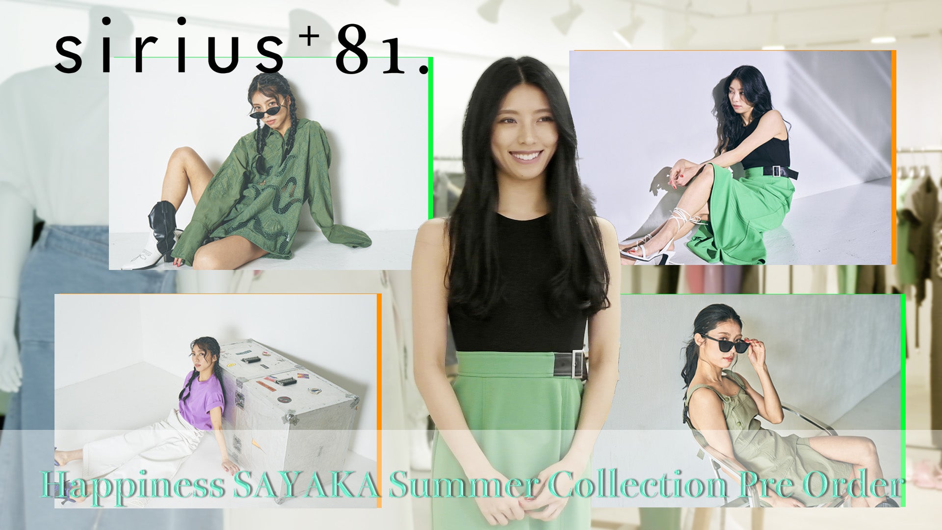 sirius+81. Summer Collection Pre Order 2022/7/3(日)Happiness