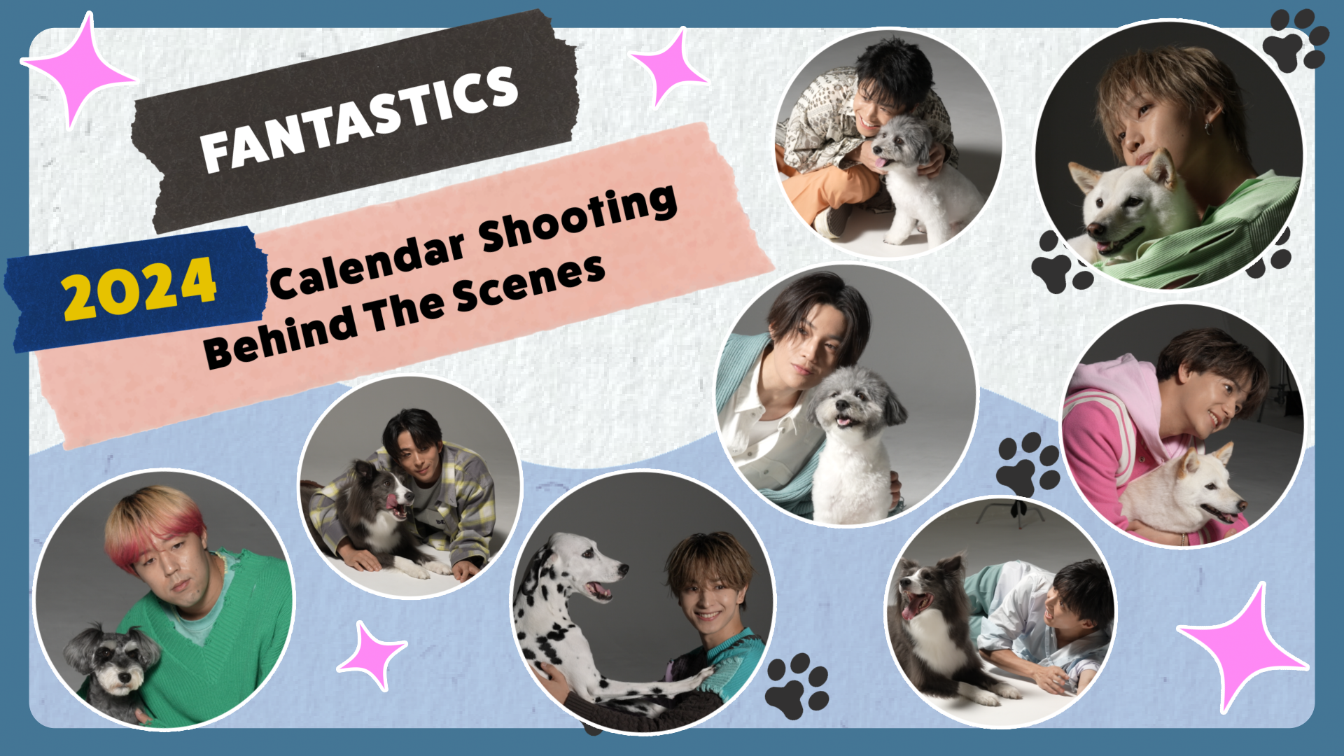 FANTASTICS 2024 Calendar Shooting Behind The Scenes